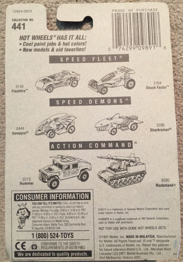 Chevy Stocker - 92 Mainline Cars toy car collectible - Main Image 2