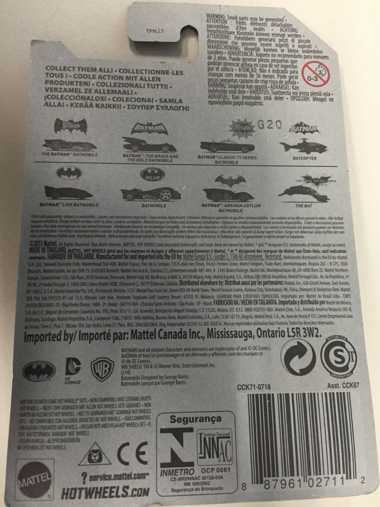 Batmobile -  Batman Classic TV Series - BATMAN toy car collectible - Main Image 2