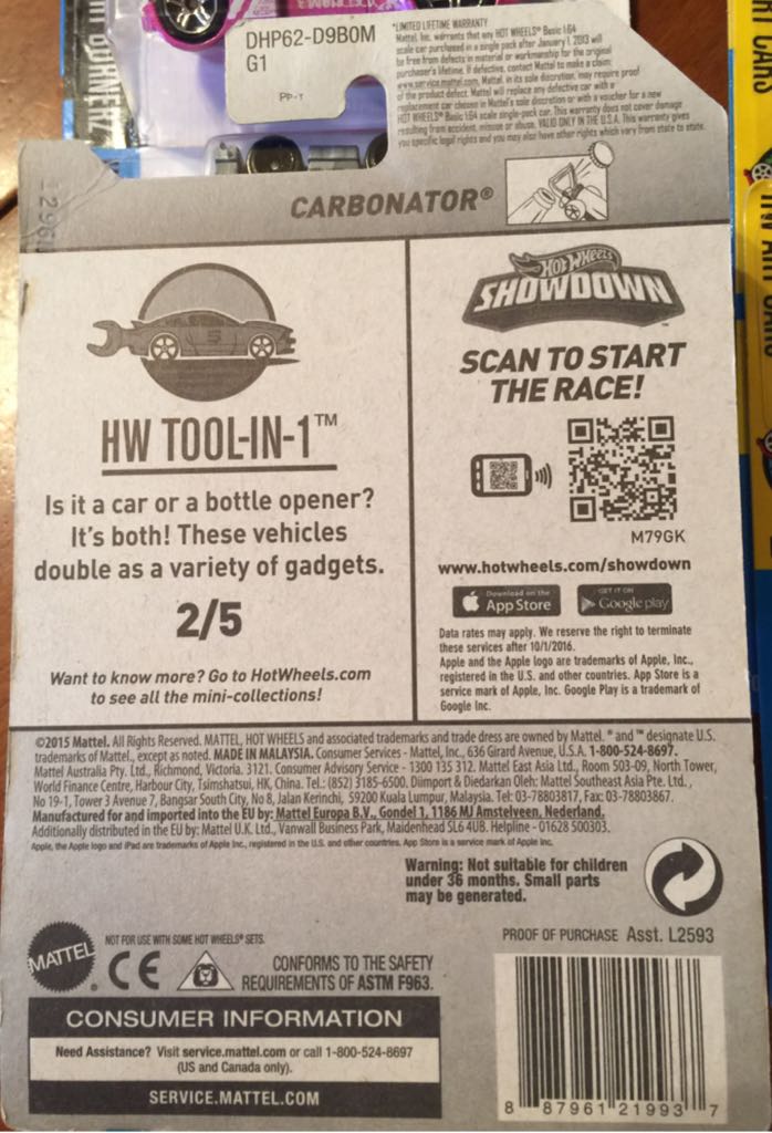 Carbonator - HW Tool-In-1 toy car collectible - Main Image 2