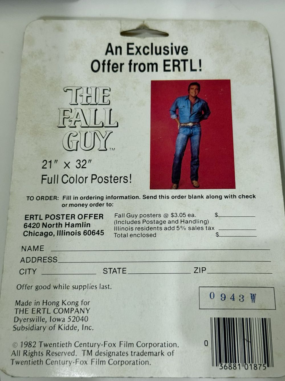 The Fall Guy GMC Pickup - Fall Guy Show toy car collectible - Main Image 2