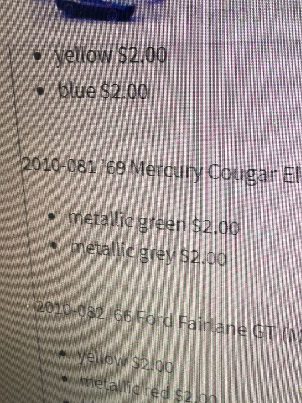 ’69 Mercury Cougar Eliminator - Muscle Mania - 2010 toy car collectible - Main Image 3