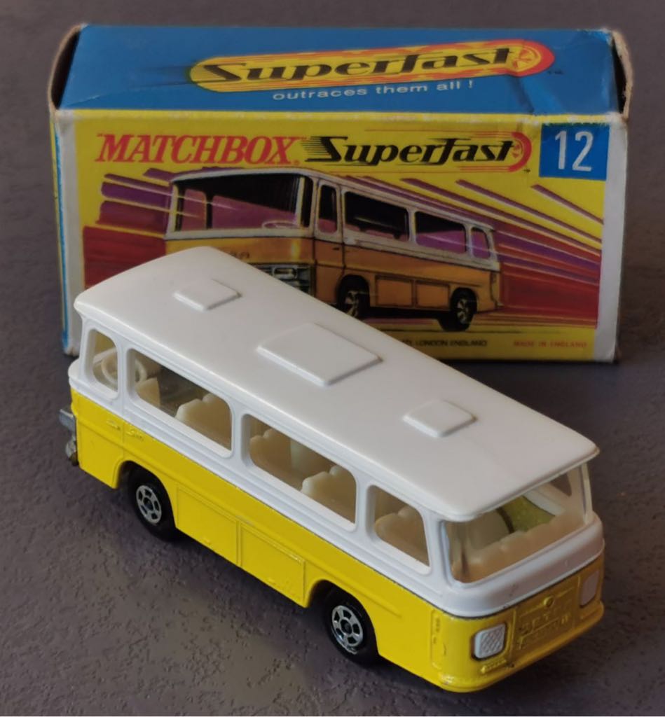Matchbox Setra Coach - 1-75 Superfast toy car collectible - Main Image 2