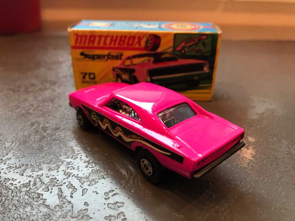 Matchbox Dodge Dragster - 1-75 Superfast toy car collectible - Main Image 2