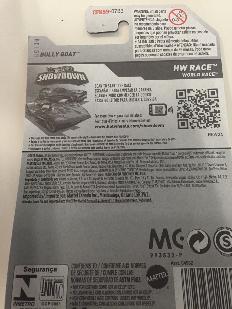 Bully Goat - ’14 HW Race - World Race toy car collectible - Main Image 2