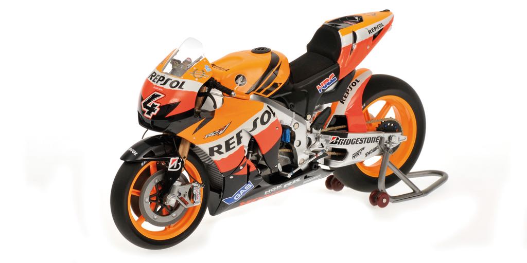 Honda RC 212V #4 Team Repsol Andrea Dovizioso - Minichamps Moto GP toy car collectible - Main Image 1