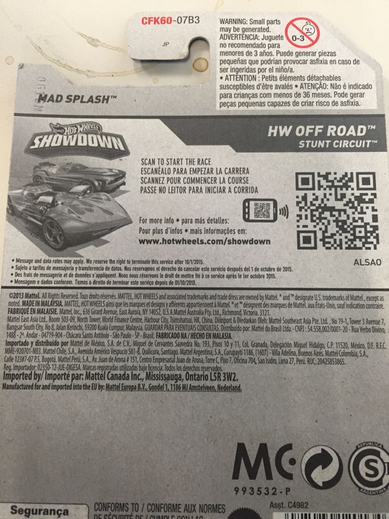 Mad Splash - Treasure Hunt ’15 toy car collectible - Main Image 2