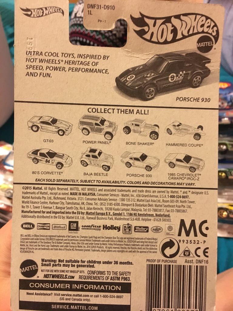 Porsche 930 - Target Retro Series toy car collectible - Main Image 2