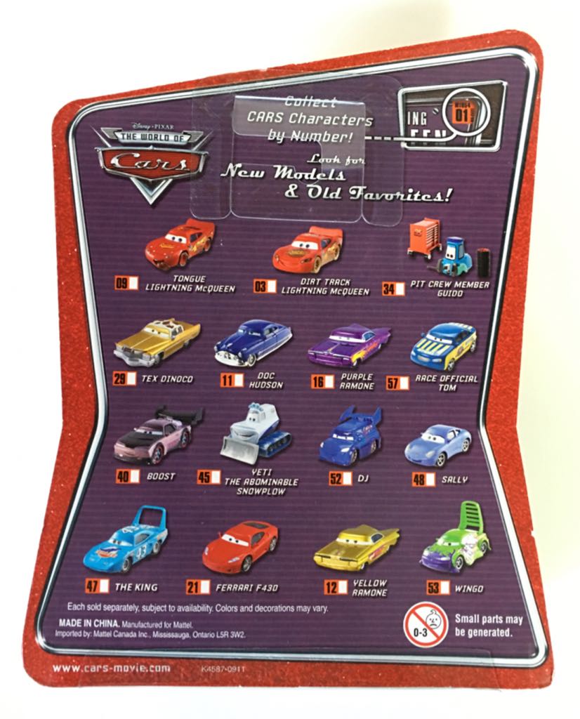 Pit Crew Member Fabulous Hudson Hornet - World Of Cars toy car collectible - Main Image 2