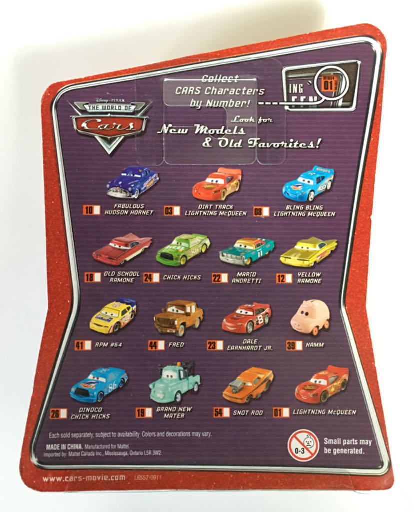 Dinoco Chick Hicks - World Of Cars toy car collectible - Main Image 2