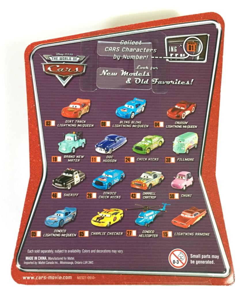 Chuki - World Of Cars toy car collectible - Main Image 2