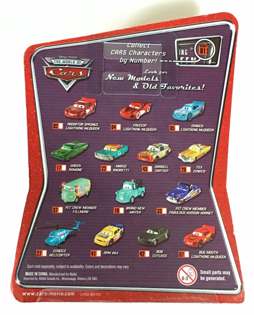 Mario Andretti - World Of Cars toy car collectible - Main Image 2