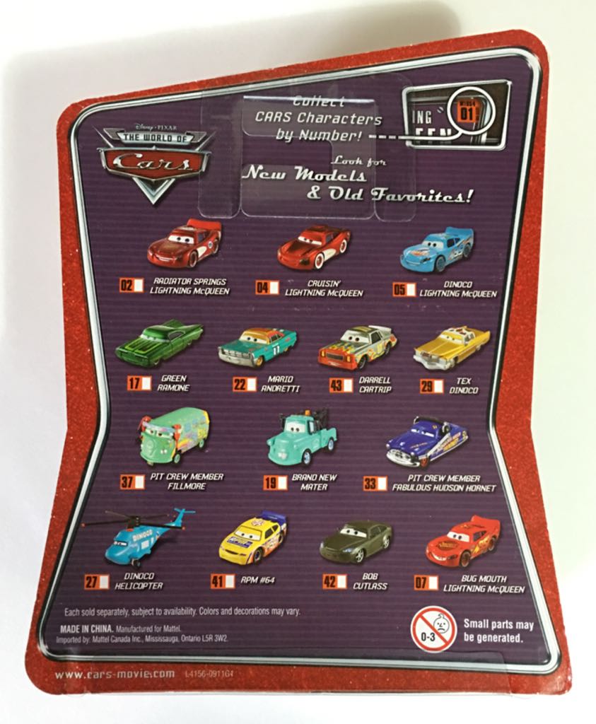 Dinoco Helicopter - World Of Cars toy car collectible - Main Image 2