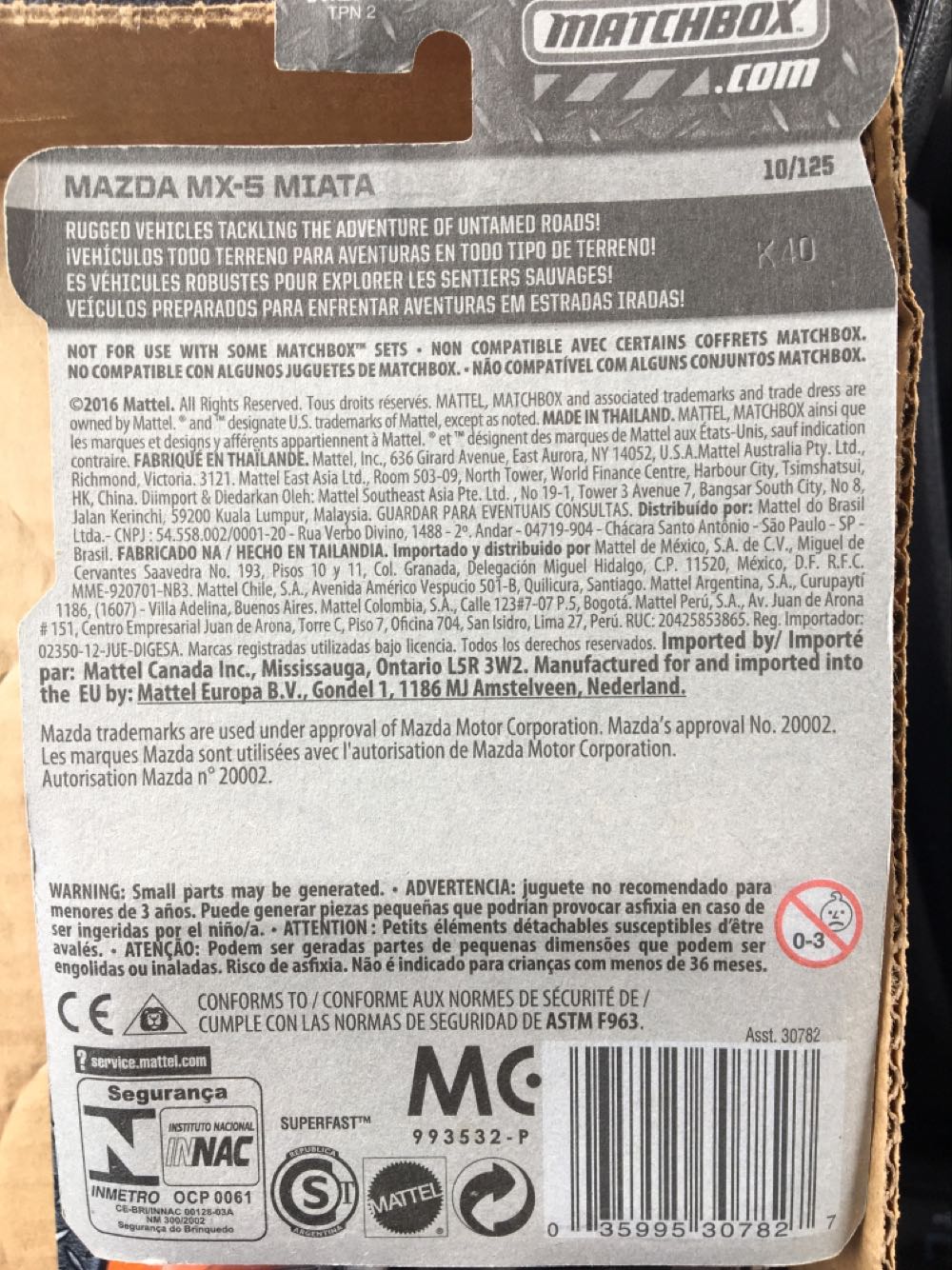 Mazda MX-5 Miata - Matchbox toy car collectible - Main Image 2