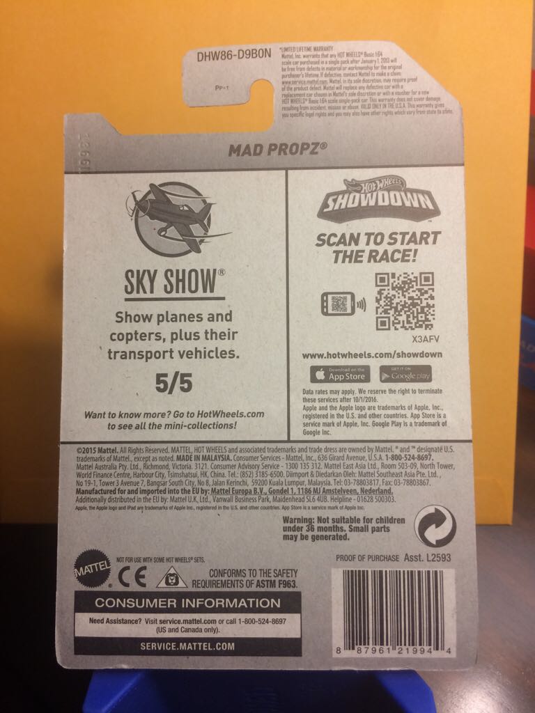 Mad Propz - Sky Show toy car collectible - Main Image 2