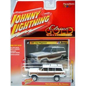 Johnny Lightning 1981 Jeep Wagoneer - Classic Gold 2016 Release 1 toy car collectible - Main Image 1