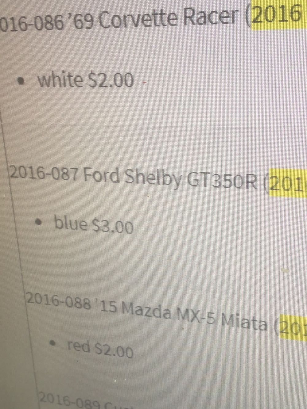 2016 Ford Shelby GT350R - Night Burnerz toy car collectible - Main Image 3