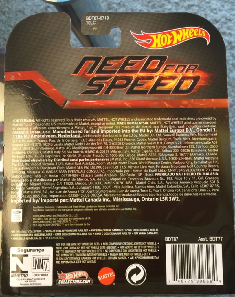 Need For Speed - 2014 Hot Wheels Retro Entertainment Series toy car collectible - Main Image 2