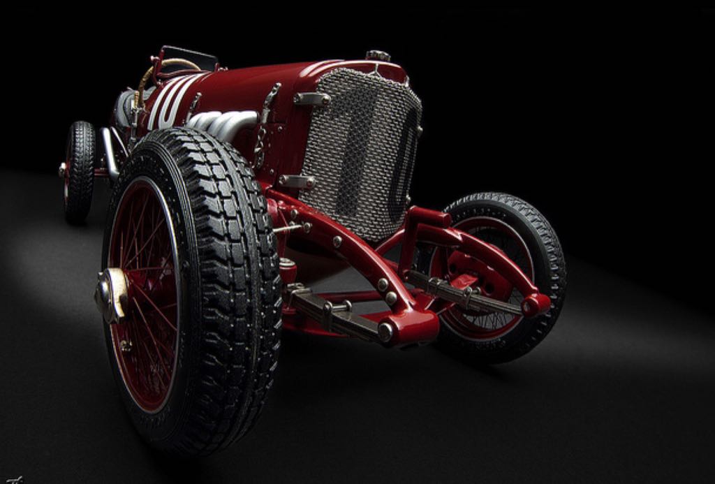 1924 Mercedes Targo florio #10 - Grand Prix toy car collectible - Main Image 2