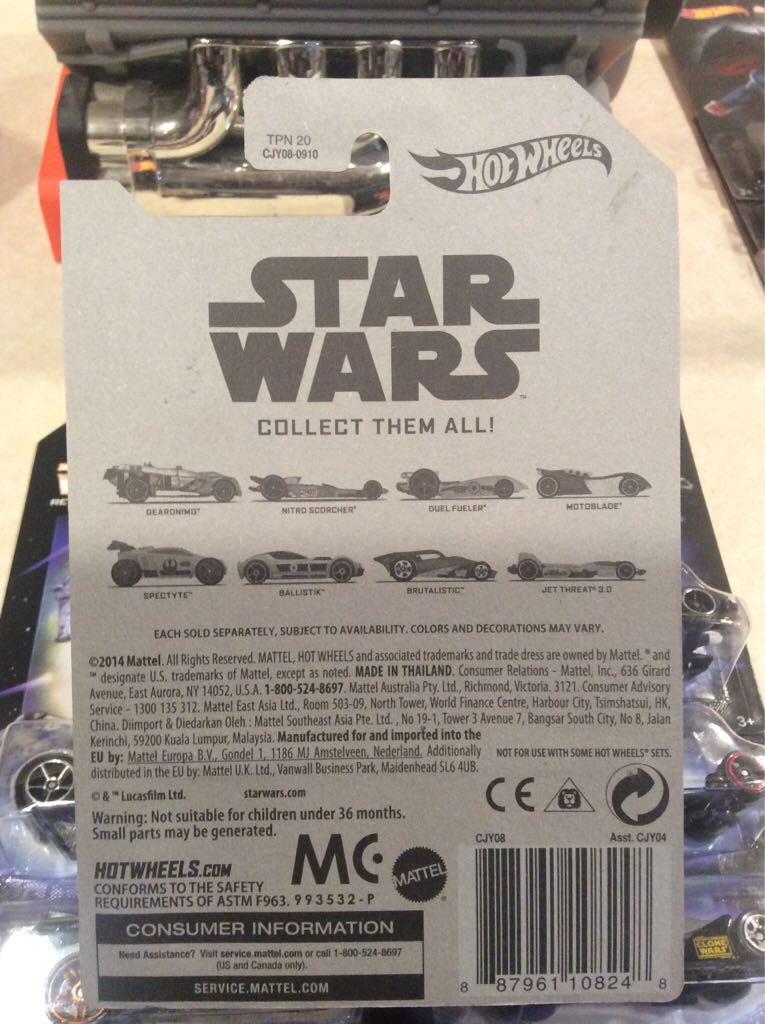 Star Wars Movie Cars - star wars toy car collectible - Main Image 2