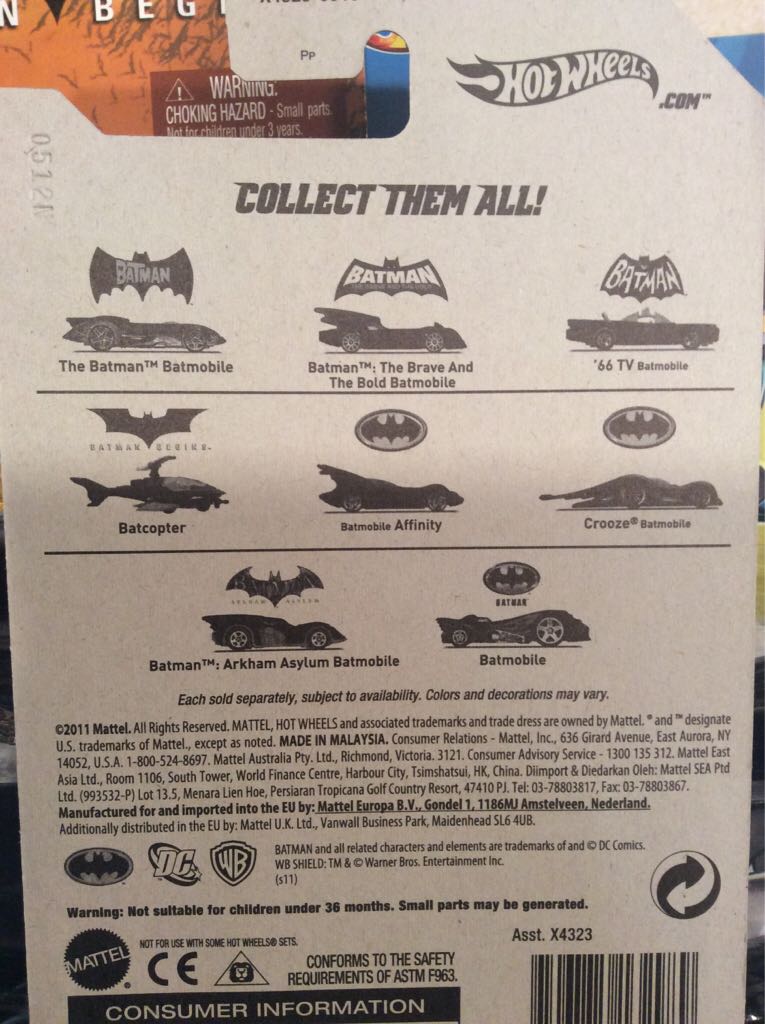 Batman Movie Series Car - DC And Marvel Comic Cars toy car collectible - Main Image 2