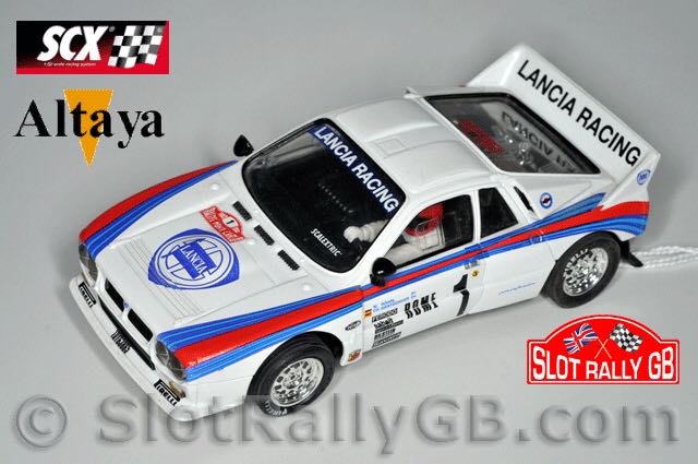 Lancia 037 Scalextric N1 Martini - Rally 80’s toy car collectible - Main Image 1