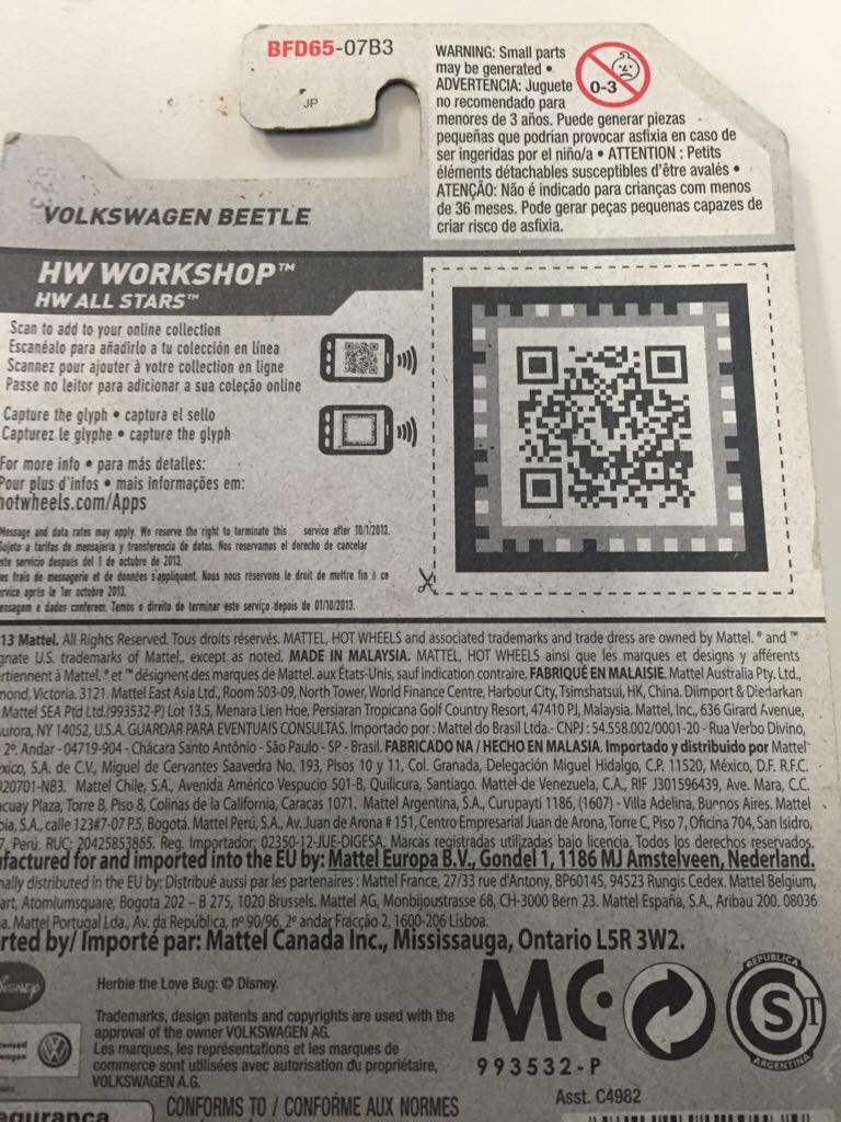 Volkswagen Beatle - ’14 HW Workshop toy car collectible - Main Image 2