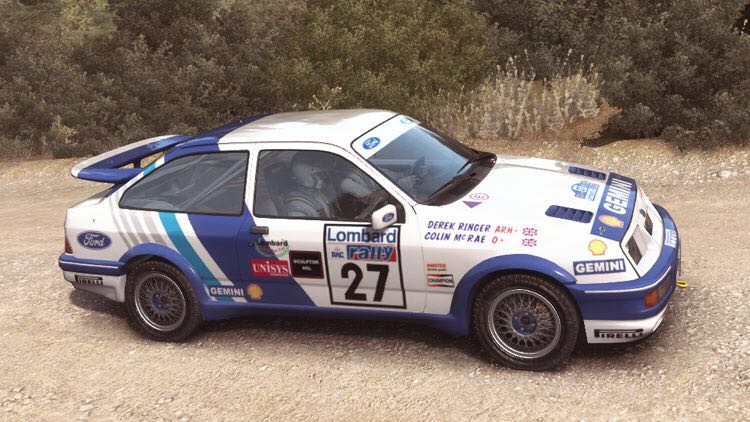 Ford Sierra RS Cosworth Scalextric N27 Gemini - Rally 90’s 4x4 toy car collectible - Main Image 2