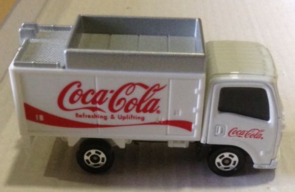 Isuzu Elf Coca Cola Blanco - Tomica toy car collectible - Main Image 2