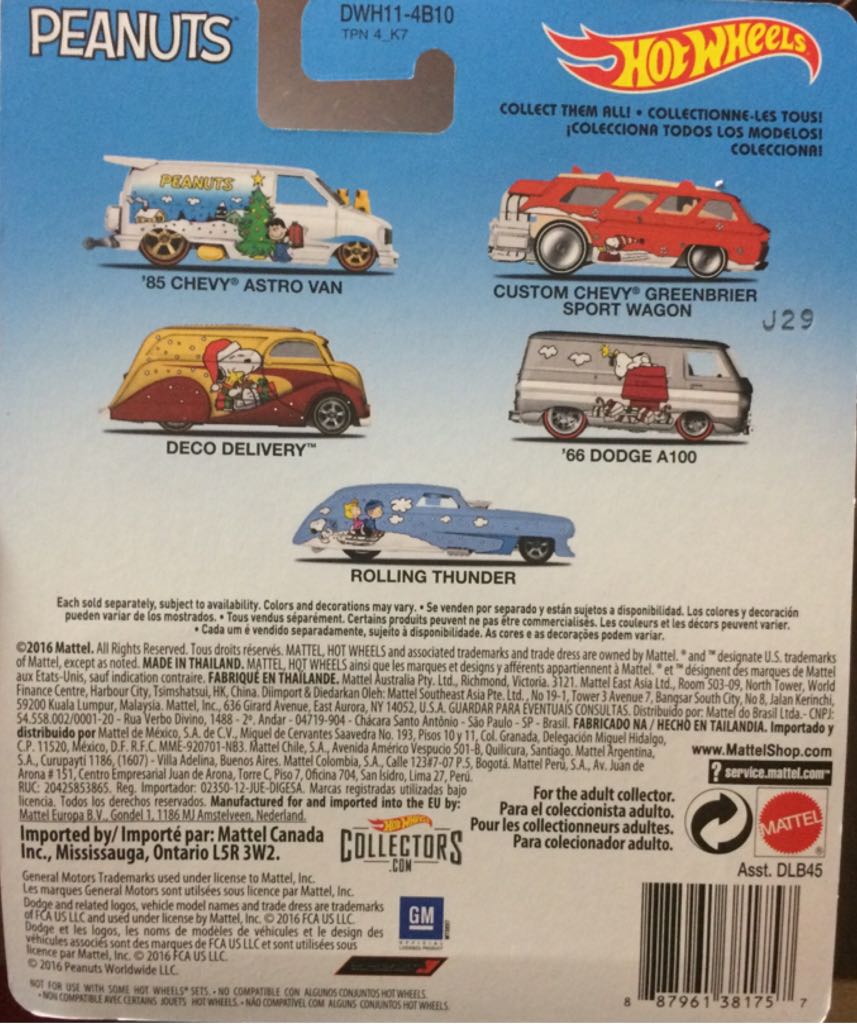 Deco Delivery - Peanuts toy car collectible - Main Image 2