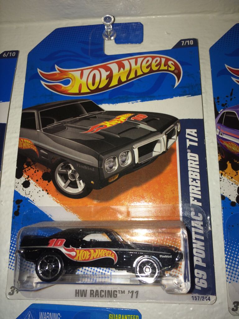 69 Pontiac Firebird Ta Black Hot Wheels Edition  toy car collectible - Main Image 1