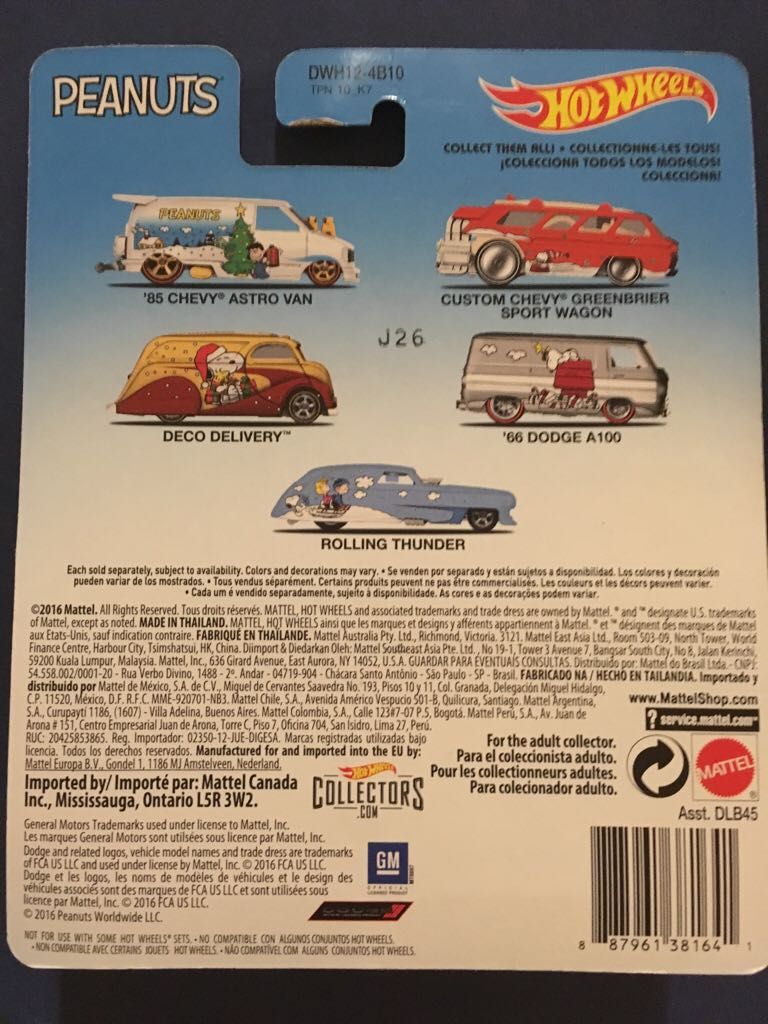 Rolling Thunder - Peanuts toy car collectible - Main Image 2