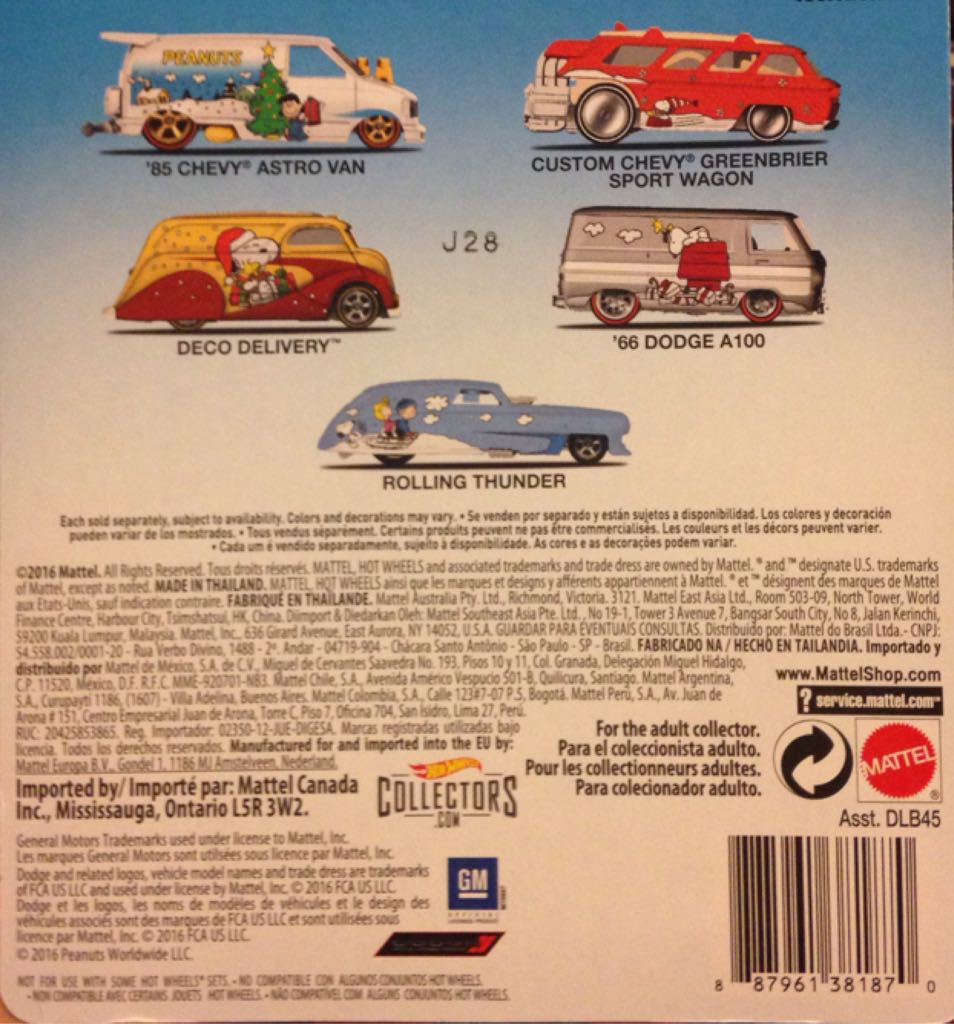 ’66 Dodge A100 - Peanuts toy car collectible - Main Image 2