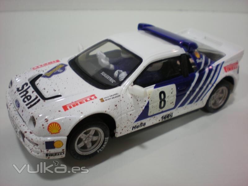 Ford RS200 Scalextric N8 Shell - Rally 80’s 4x4 toy car collectible - Main Image 1