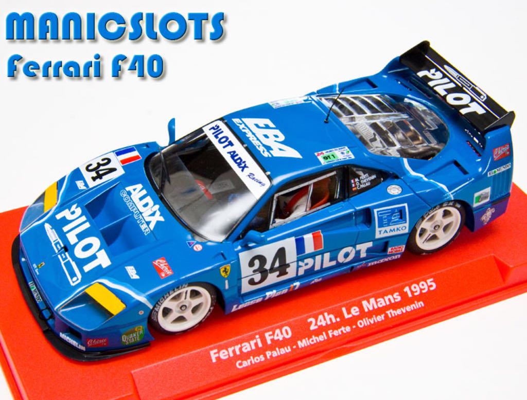 Slot Car Ferrari F40 Fly  toy car collectible - Main Image 2