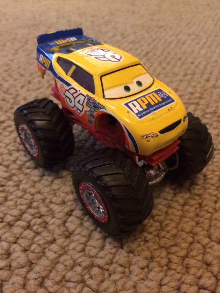 Disney Cars Custom Monster Truck RPM  toy car collectible - Main Image 1