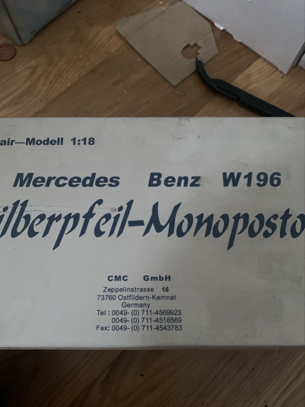 1954 Merceds Benz W196 - Grand Prix toy car collectible - Main Image 4