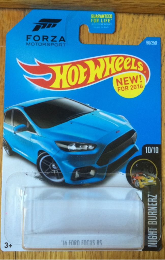 ’16 Ford Focus RS - Night Burnerz toy car collectible - Main Image 2