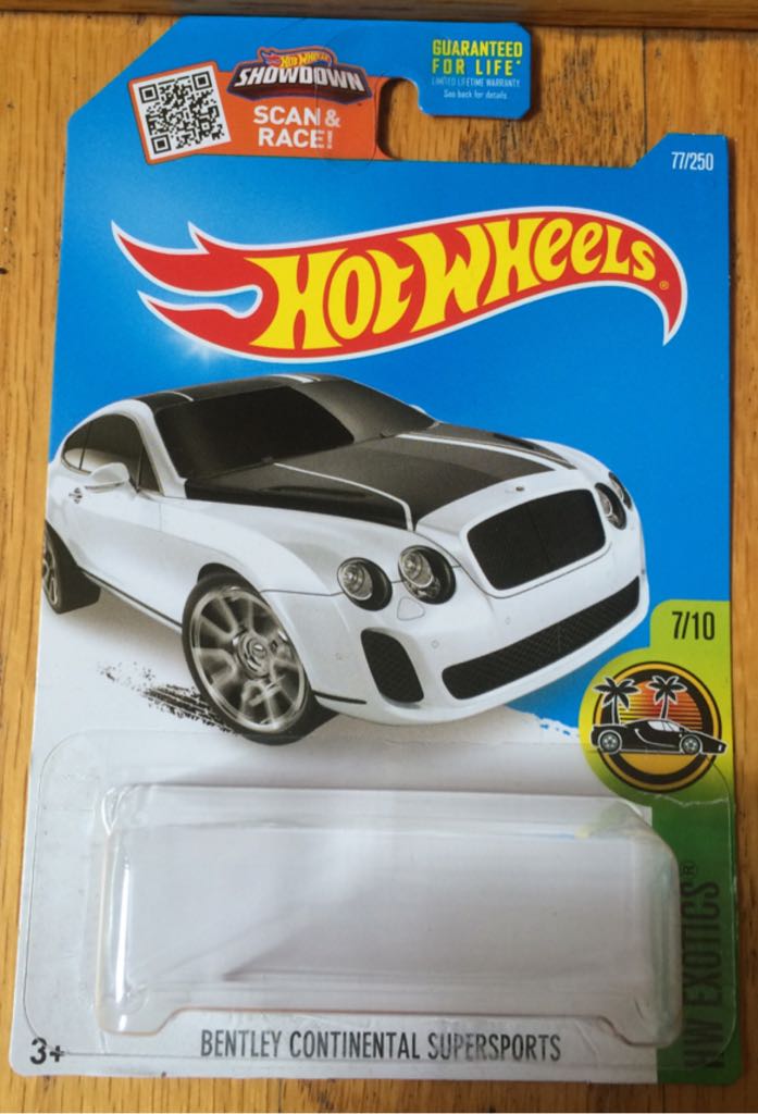 Bentley Continental Supersports - ’16 HW Exotics toy car collectible - Main Image 2
