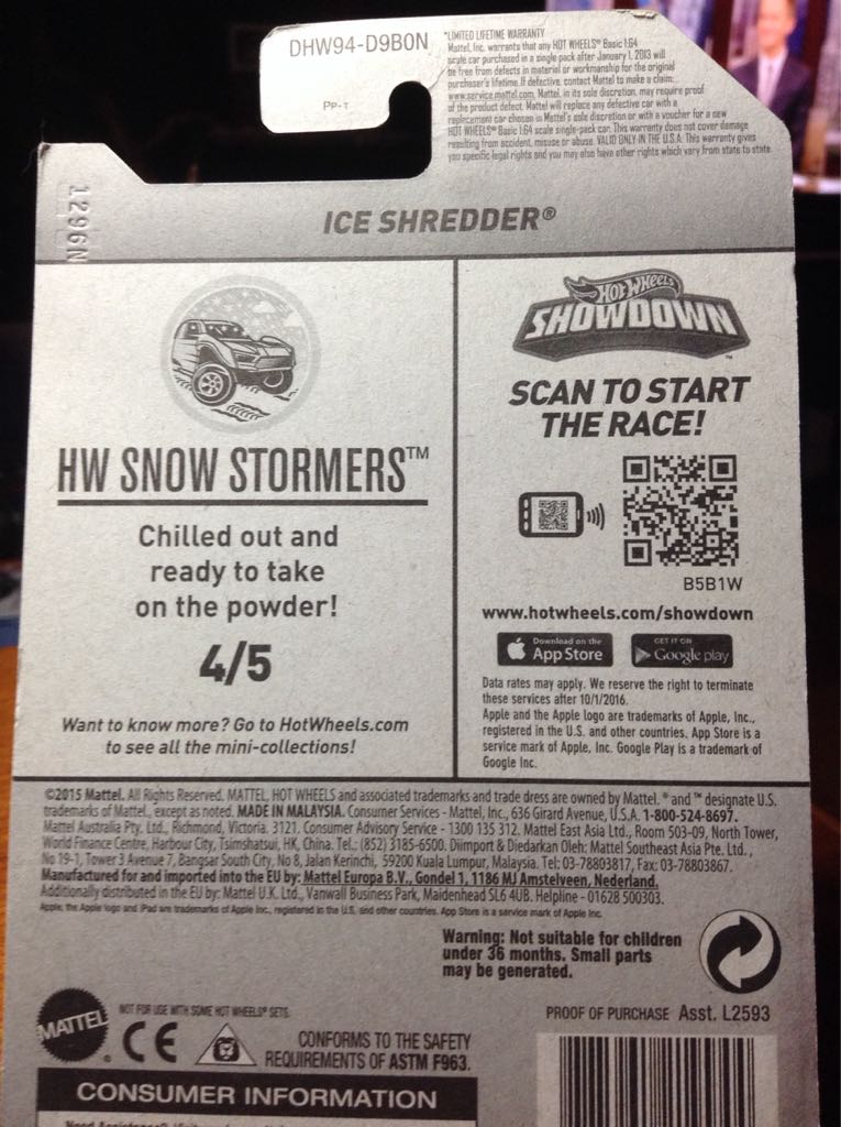 Ice Shredder - Off Road toy car collectible - Main Image 2