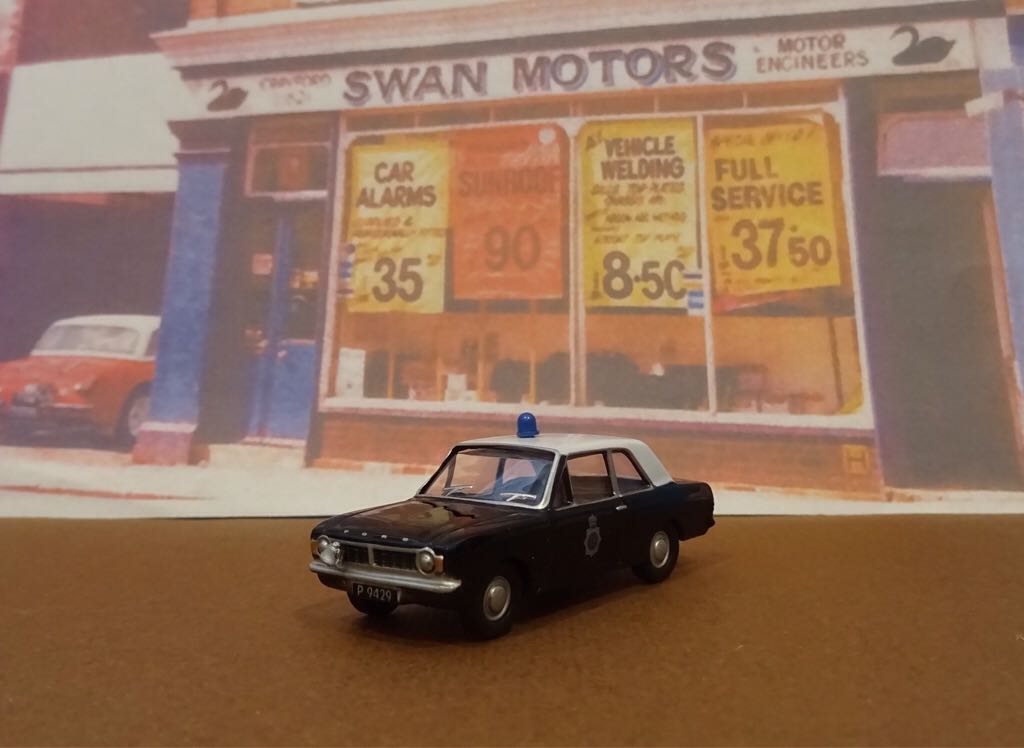 FORD CORTINA MK2 POLICE  toy car collectible - Main Image 2
