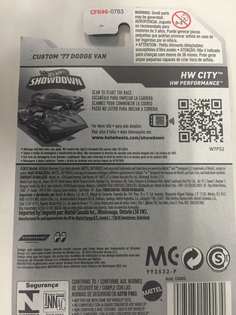 Custom ’77 Dodge Van - ’14 HW City toy car collectible - Main Image 2