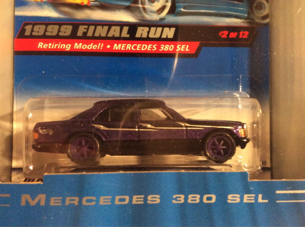 Mercedes 380 SEL Final Run - 1999 Final Run toy car collectible - Main Image 2