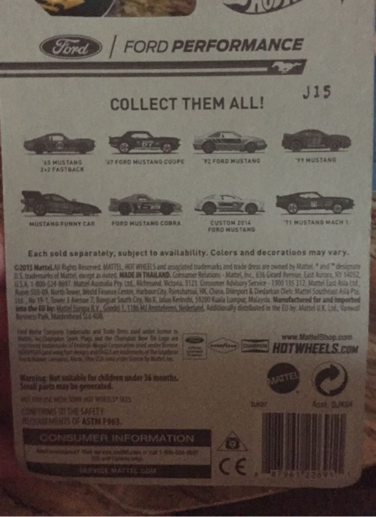 72 Ford Mustang - FORD PERFORMANCE toy car collectible - Main Image 2