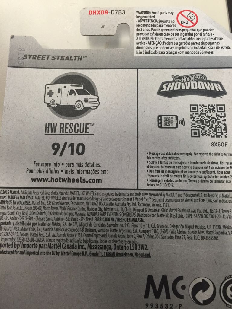 Street Stealth - ’16 HW Rescue toy car collectible - Main Image 2