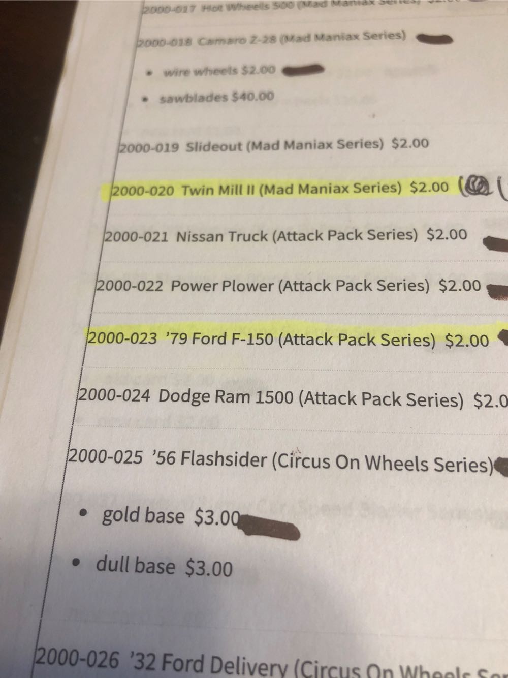 ’56 Flashsider - 2000 Circus On Wheels Series toy car collectible - Main Image 3