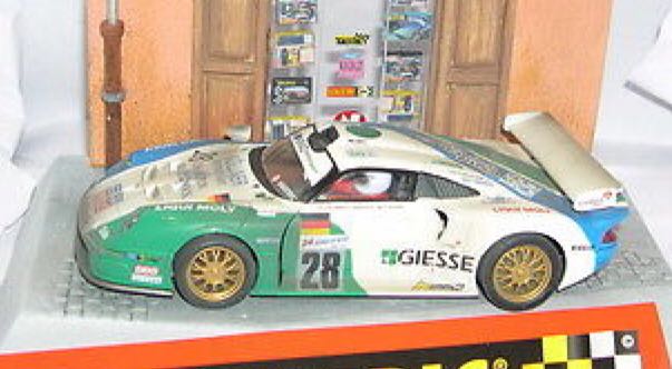 Porsche 911 GT1 Scalextric N28 - Le Mans 90’s GT toy car collectible - Main Image 1