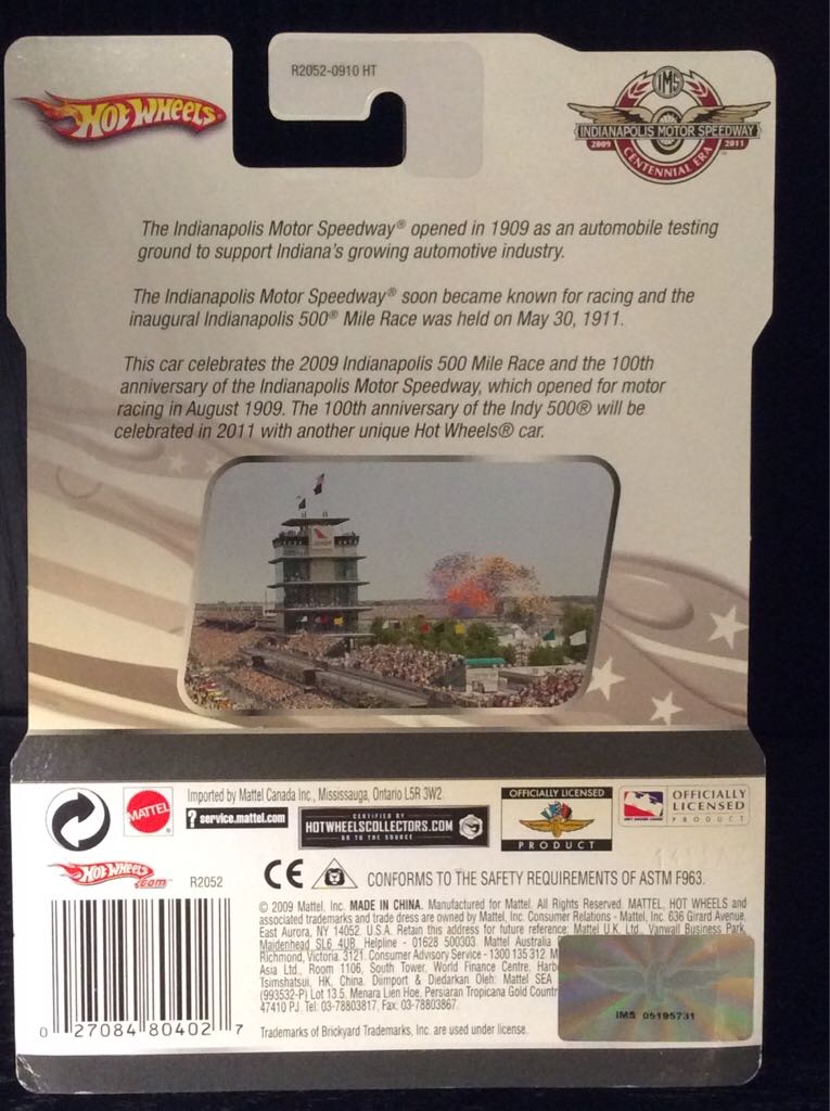 Indianapolis 500 100th Anniversary - Red Line Club toy car collectible - Main Image 2