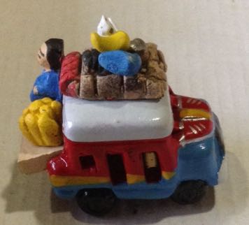 Chiva Colombiana Azul Y Roja - Colombia toy car collectible - Main Image 2