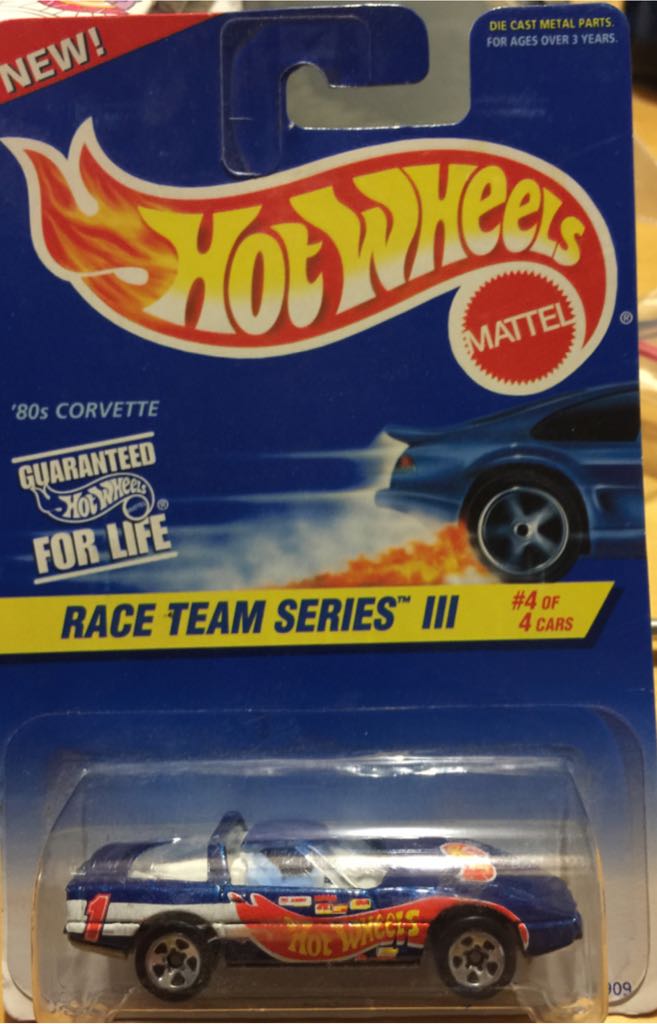 1982 Corvette 16909 - 80s Race Team Series III toy car collectible - Main Image 1