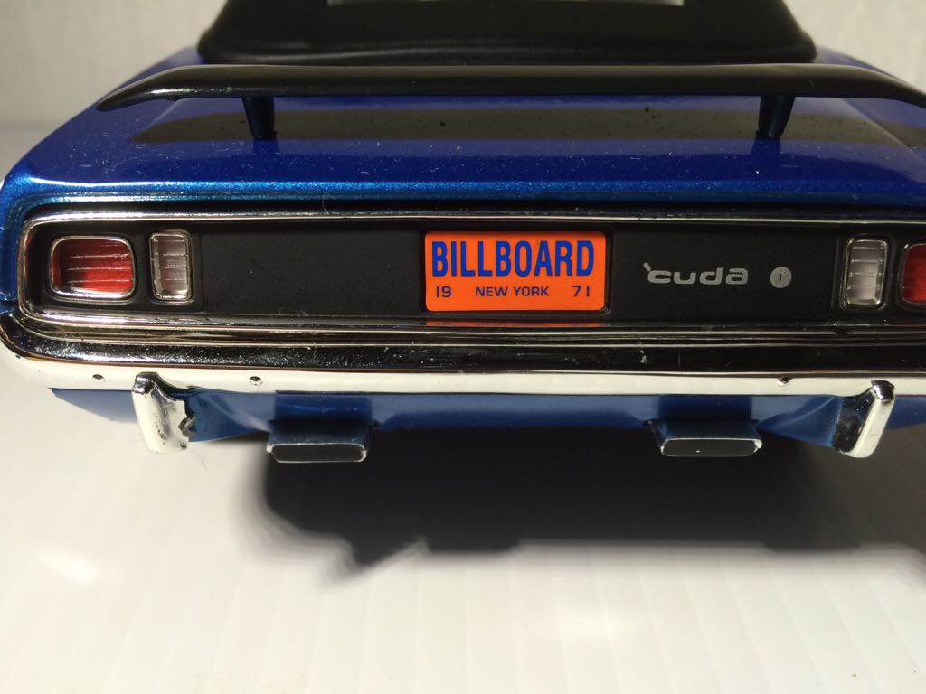 Cuda  toy car collectible - Main Image 2